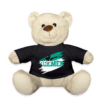 The Power of Bremen Football - Teddy Bear - black - Front