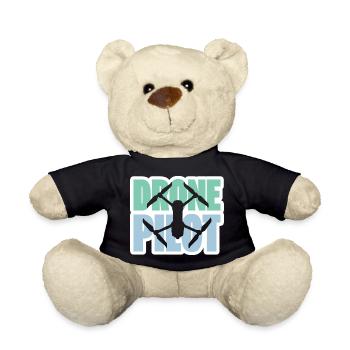 Drone Pilot Drones Drones Drone Racing Gift - Teddy Bear - black - Front