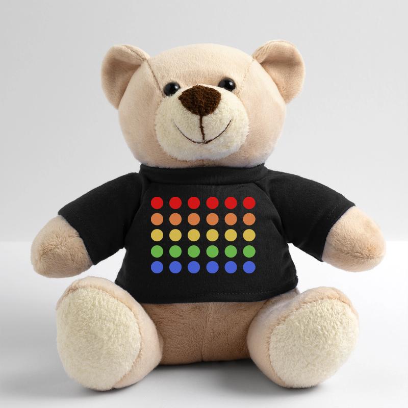 rainbow points Teddy Bear