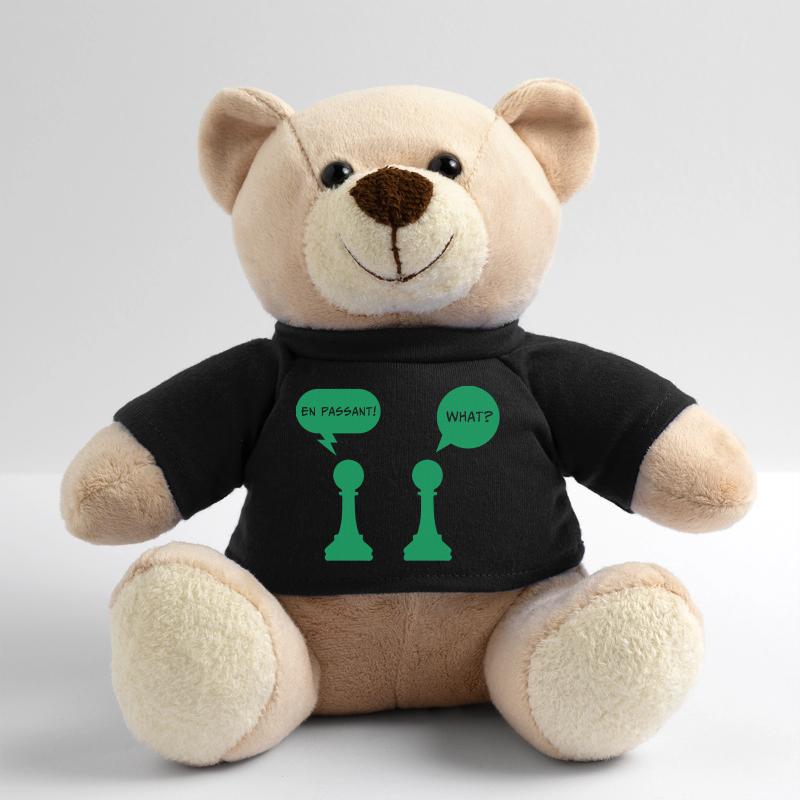 En passant Chess Mental Sport Chess Master Gift Teddy Bear