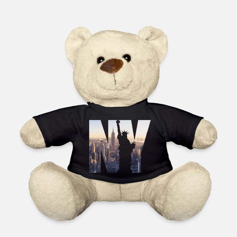 New York NYC Freiheitsstatue - Teddy - Schwarz