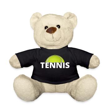 tennis / Tennis / Tennis spieler / Tennis Spielen - Teddy - Schwarz - Vorne