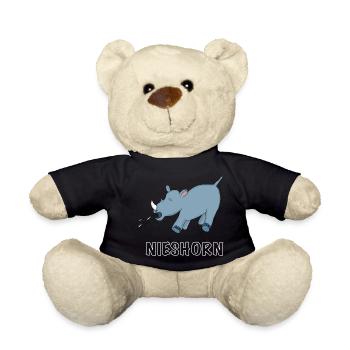 Nieshorn - Teddy - Schwarz - Vorne