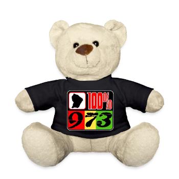 100% 973 Guyane - Nounours - noir - Devant