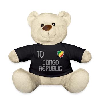 Congo Équipe de football de la République - Nounours - noir - Devant