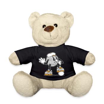 Tenue de pétanque boule pour boule bouler - Nounours - noir - Devant