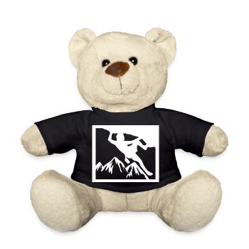 Bouldern Klettern Climbing Wandern - Teddy - Schwarz - Vorne