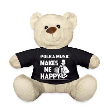 Polka Music Makes Me Happy Music Accordion - Teddy - Schwarz - Vorne