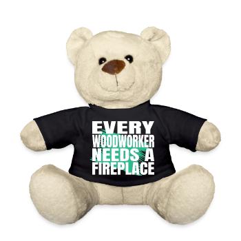 forester chop wood carpenter girl tshirts - Teddy - Schwarz - Vorne