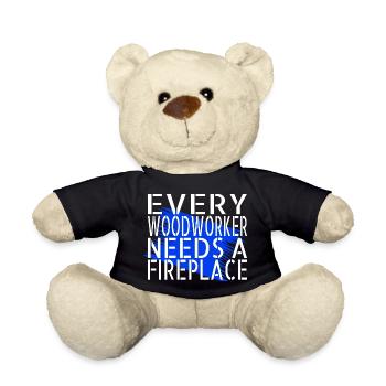 hearbeat quote arborists badge arboriculture love - Teddy - Schwarz - Vorne