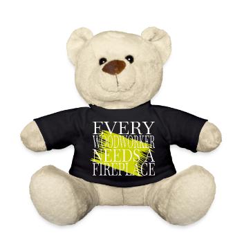 cool awesome hobbyists carpenter work tshirts - Teddy Bear - black - Front