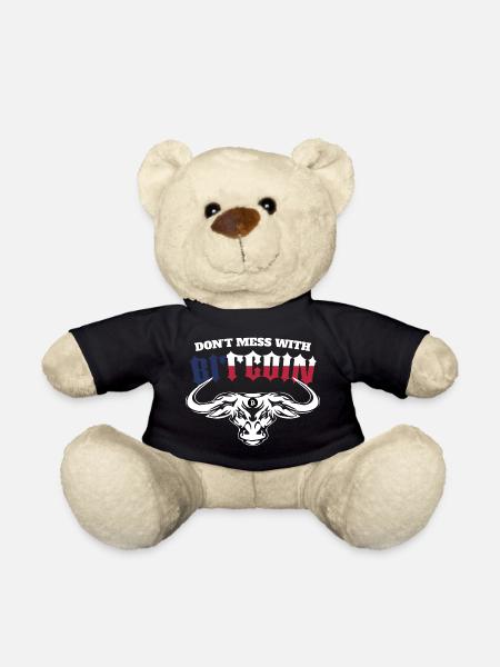 Bitcoin BTC Revolution - Crypto Gift Idea - Teddy Bear - black