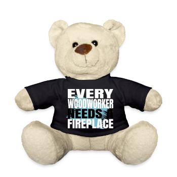 arborists carpenter saw carpenter funny - Teddy - Schwarz - Vorne