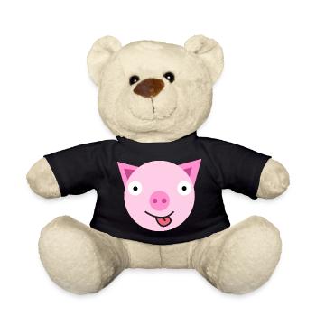 piggy - Teddy - Schwarz - Vorne