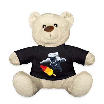 Ich hätte es fast verstanden - Rakete vs Astronaut - Teddy - Schwarz - Vorne
