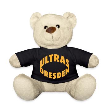 Ultras - Dresden -Ringmotiv - Teddy - Schwarz - Vorne