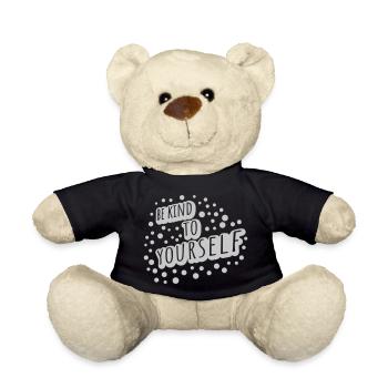 be kind to yourself - Teddy Bear - black - Front