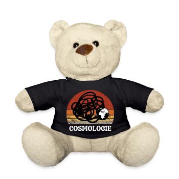 COSMOLOGIE PLANETE TERRE VINTAGE RÉTRO SUNSET - Nounours - noir - Devant