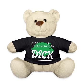 Schweinchen Dick - Teddy - Schwarz - Vorne
