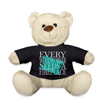 happy arboriculture hearbeat tools - Teddy Bear - black - Front