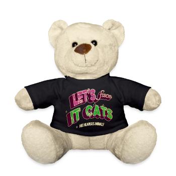 avocados rainbow cat jokes - Teddy Bear - black - Front