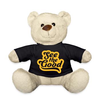 see the good Zitat - Teddy - Schwarz - Vorne