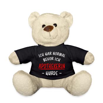 Apothekerin Lustige Spruch Beruf Apotheke Geschenk - Teddy - Schwarz - Vorne