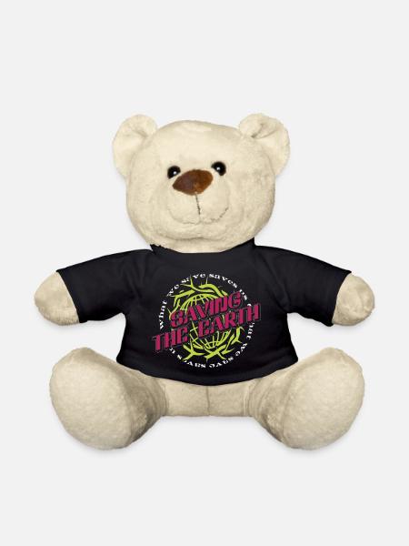 Saving The Earth Dunkel coole shirts at / ch - Teddy - Schwarz
