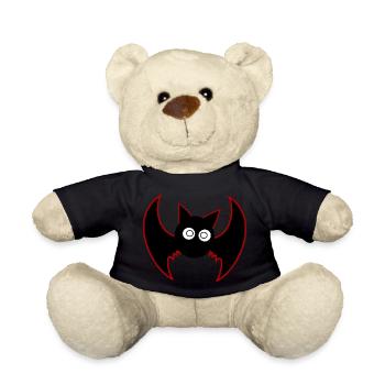 Halloween Bat - Teddy Bear - black - Front