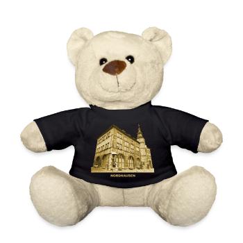 Nordhausen Rathaus Harz Thüringen Reichsstadt - Teddy - Schwarz - Vorne