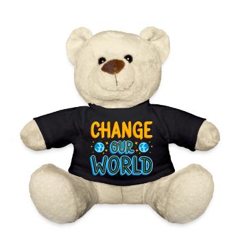 Changing Our World Original Gift Idea - Teddy Bear - black - Front