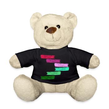 Farbspiel Puzzle - Teddy - Schwarz - Vorne