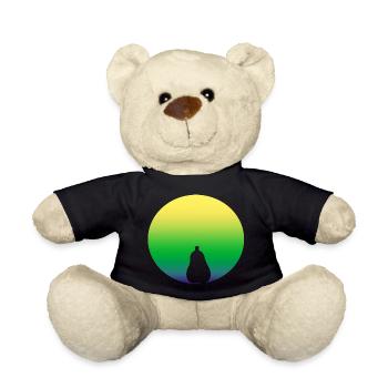 birne in gruen - Teddy - Schwarz - Vorne