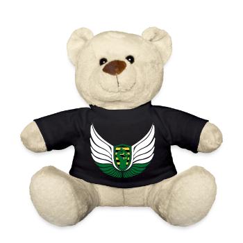Sachsen Logo Erzgebirge Faust - Teddy - Schwarz - Vorne