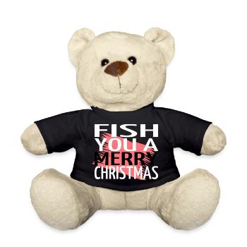 Gift Fishing Boat Beard Gang Bedroom Beards - Teddy Bear - black - Front