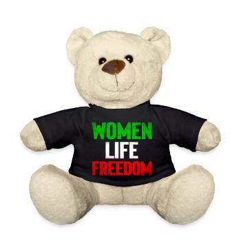 Women life freedom - Teddy Bear - black - Front