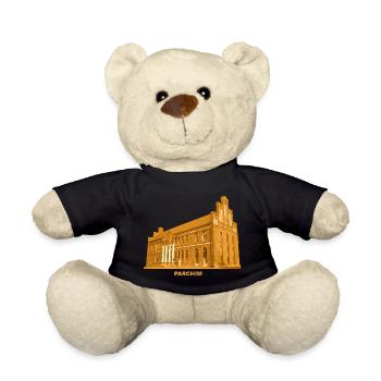Parchim Town Hall Alter Markt Mecklenburg-Vorpommern - Teddy Bear - black - Front