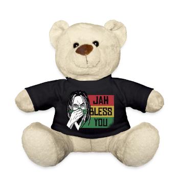 Jah Bless You Rastafari Grafik - Teddy - Schwarz - Vorne