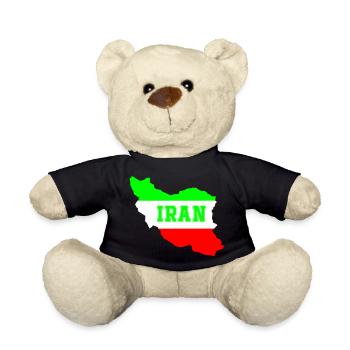 Iran - Teddy Bear - black - Front