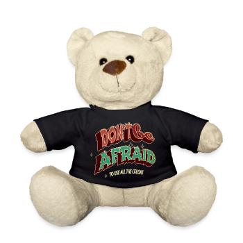 colourful women gay activist tshirts 30 years - Teddy - Schwarz - Vorne