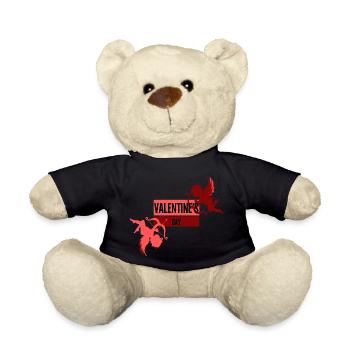 Valentine's day - cupidon - Nounours - noir - Devant