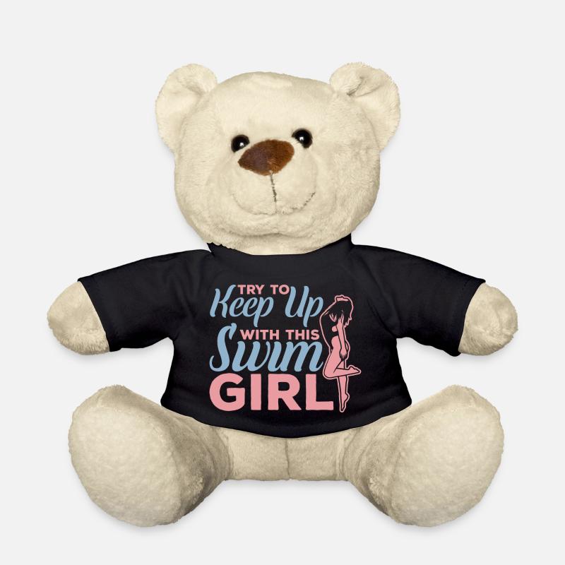 Swimmer - Teddy Bear - black