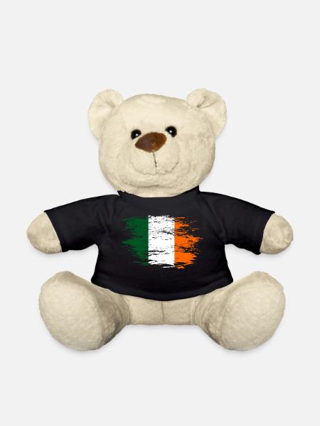 Irland Flagge used - Teddy - Schwarz