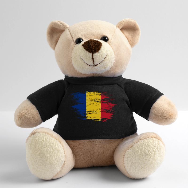 Drapeau de la Roumanie utilisé Nounours