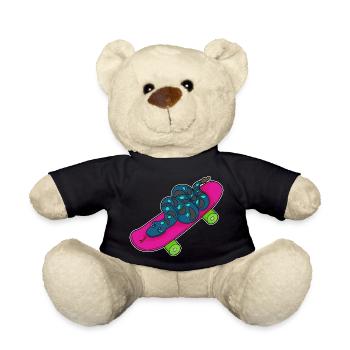 Snake Skater Skateboard - Nounours - noir - Devant