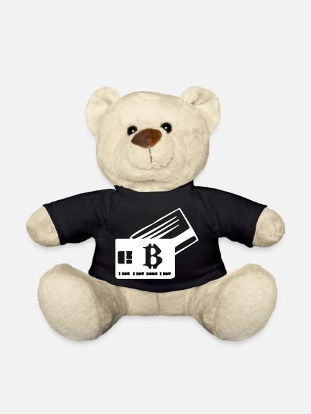Bitcoin-Karte - Teddy - Schwarz