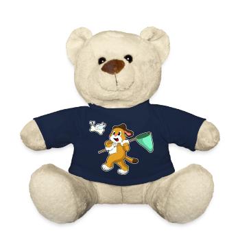 Pêche au filet de débarquement Dog Angler - Nounours - bleu marine - Devant