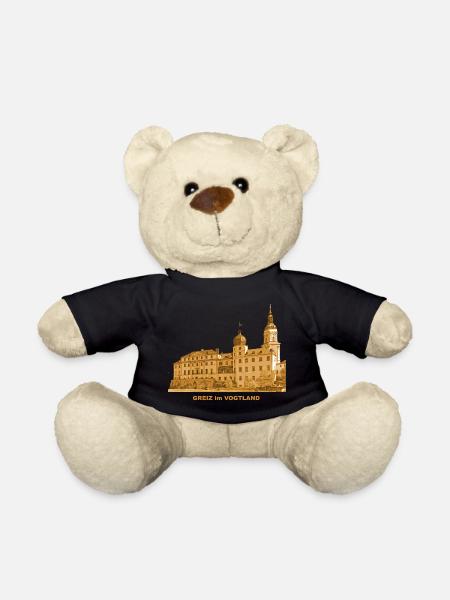Greiz Unteres Schloss Vogtland Thüringen - Teddy - Schwarz
