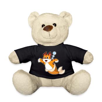 Tiger Mermaid - Teddy Bear - black - Front
