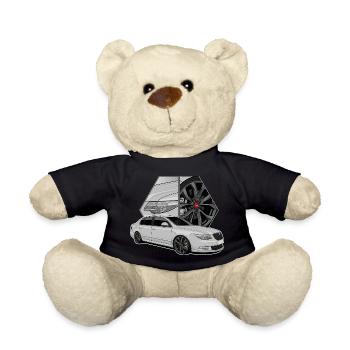 Limousine // Illustration - Teddy Bear - black - Front